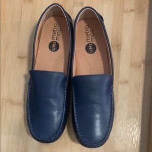🎈New Navy Blue loafers shoes by UMI 
Size euro 38 Boys 6